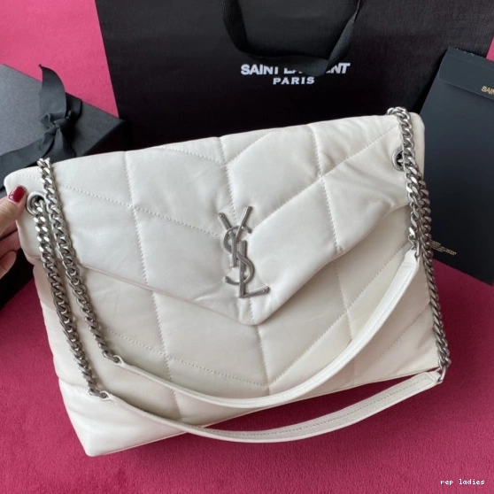 Rep ladies REP MEDIUM BAG IN LAMBSKIN YSL QUILTED PUFFER 0710